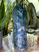 Load image into Gallery viewer, Moss Agate Tower