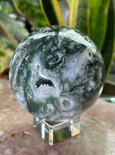Load image into Gallery viewer, Moss Agate Sphere