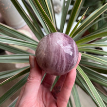 Load image into Gallery viewer, Lavender Rose Quartz Sphere