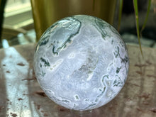 Load image into Gallery viewer, Moss Agate Sphere