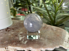 Load image into Gallery viewer, Blue Rose Quartz Sphere