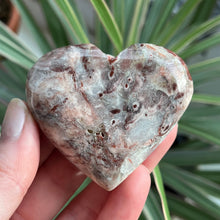 Load image into Gallery viewer, Coral Agate Heart