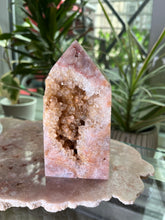 Load image into Gallery viewer, Pink Amethyst Geode Tower