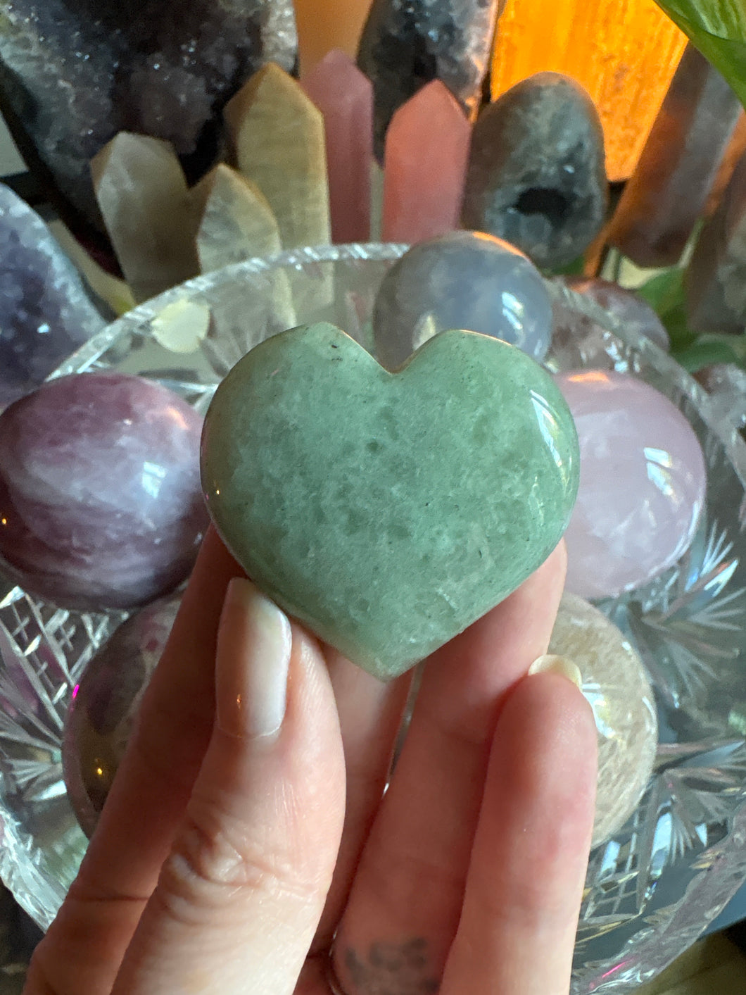 Adventurine Heart