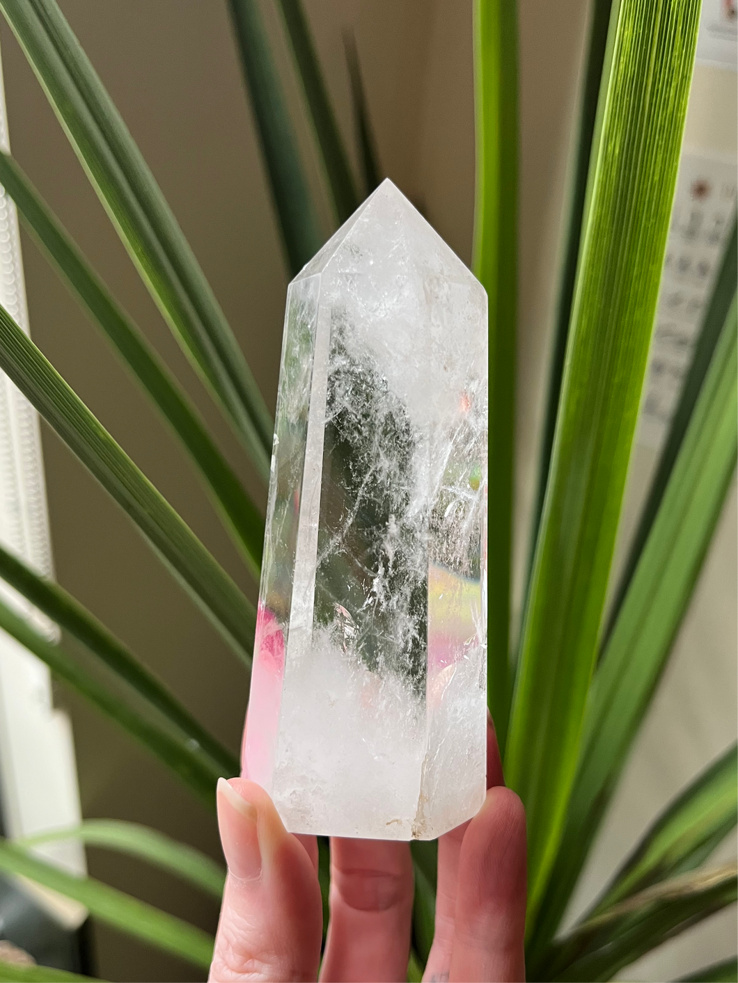 Clear Quartz Tower