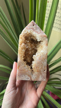 Load image into Gallery viewer, Pink Amethyst Geode Tower
