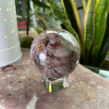 Load image into Gallery viewer, 1000 Layer Garden Quartz Sphere
